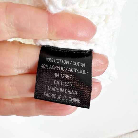 360 SWEATER OFF-WHITE DESTRUCTED WITH FRINGE PULLOVER SWEATER WOMENS SZ XS 
NEW - Picture 4 of 5